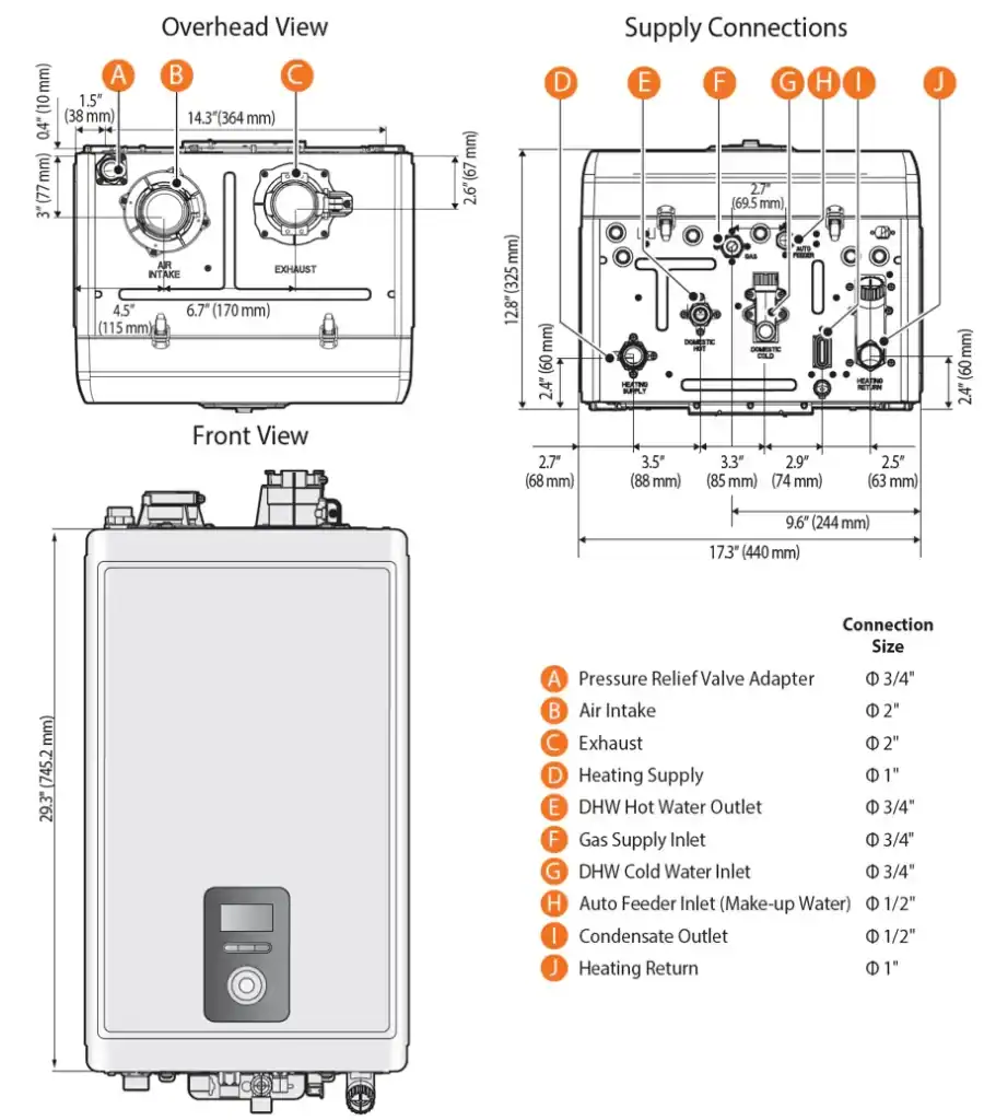 Navien Combi-Boiler | NCB-H Series Gas Combi-Boiler