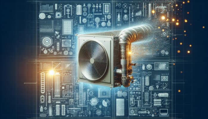 Duct Cleaning Services in Vancouver: A modern HVAC system with clean ducts, improving air quality and energy efficiency in a comfortable home.
